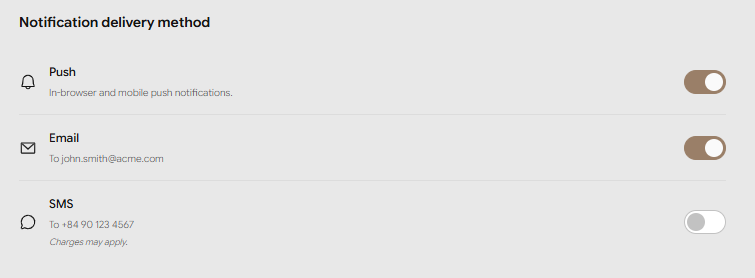 Notification Preferences